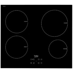 Beko HII64400AT 60cm Induction Hob with Front Touch Control in Ceramic Black